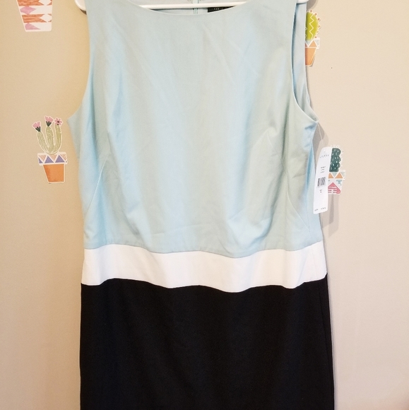 NWT Ralph Lauren ColorBlock Dress - Picture 2 of 7